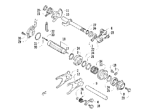 GEAR SHIFTING ASSEMBLY [88883]