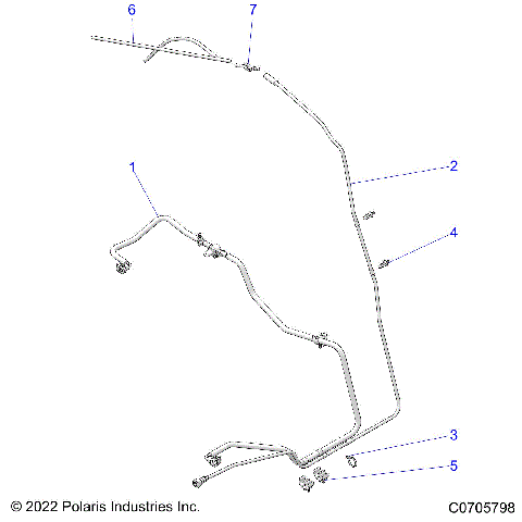 FUEL, FUEL LINES, STD. - Z23R4E92A (C0705798)