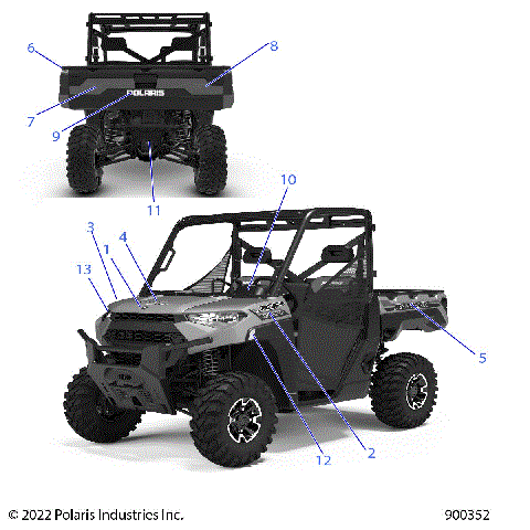 BODY, DECALS, GRAPHICS - R23RRE99DX (900352)