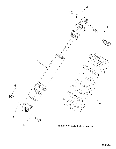 SUSPENSION, FRONT SHOCK MOUNTING - R17RHE99AU (701378)