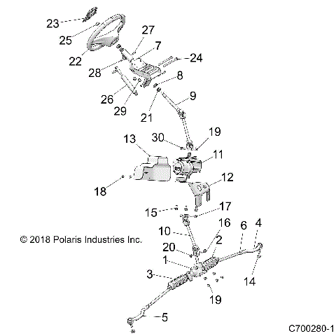 STEERING, POWER STEERING ASM. - Z21N4E99NG (C700280-1)