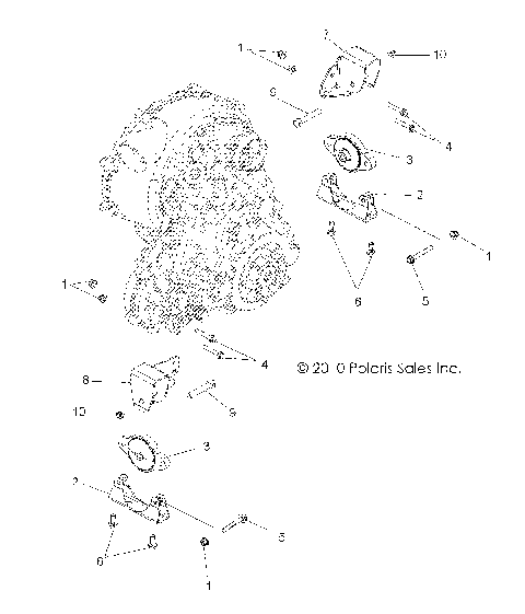 DRIVE TRAIN, TRANSMISSION MOUNTING - R13TH90DG (49RGRTRANSMTG11D)