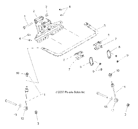 SUSPENSION, TORSION BAR - A08LH27AW/AX/AZ (49ATVTORSION08SP300)