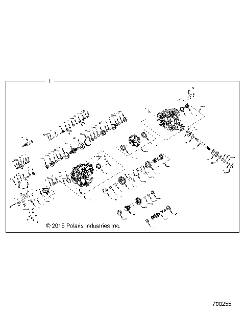 DRIVE TRAIN, MAIN GEARCASE INTERNALS - Z16VBA87A2/AB/L2/E87AB/AR/LB/AE/AS (700255)
