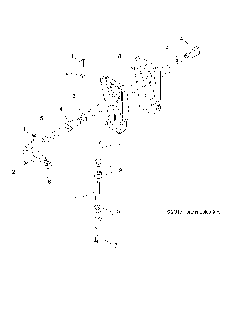 SUSPENSION, TORSION BAR - A18SEA57F1/SEE57F1/7 (49ATVTORSION14SP570)