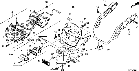 TAILLIGHT@LICENSE LIGHT