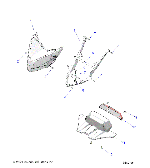 ELECTRICAL, HEADLIGHT and TAILLIGHT - S24TLT6REL (C602706)