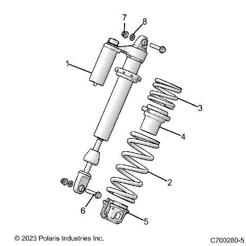 SUSPENSION, FRONT SHOCK MOUNTING - Z25NEE99C4/F4/G4 (C700280-5)