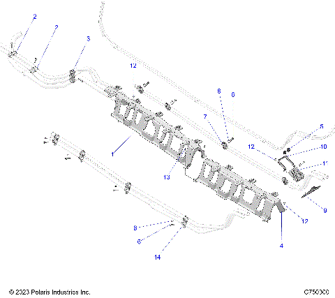 ENGINE, COOLING MOUNTING - Z25S4D92AA/AL/BA/BF/AF/BL (C750300)