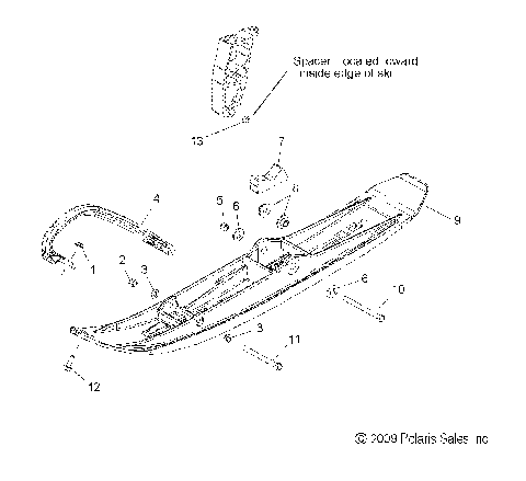 STEERING, SKI ASM. - S10MX6JSA/JEA (49SNOW/SKIASM/10600RCR)
