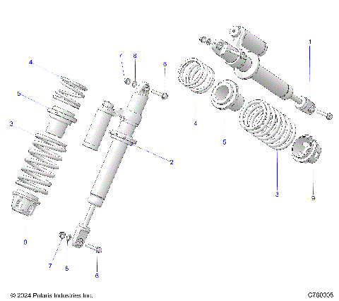 SUSPENSION, FRONT SHOCK MOUNTING - G25GXP99 (C760008)