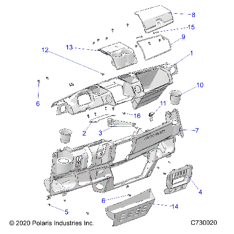 BODY, DASH - R21TAE99FA/SFA/SCA/SCK/EA/EK (C730020)