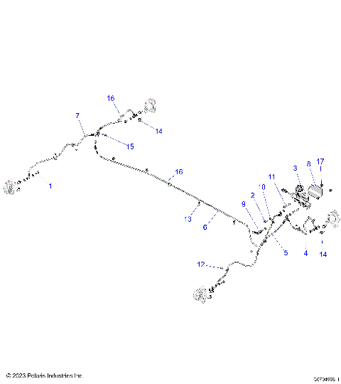 BRAKES, BRAKE LINES and MASTER CYLINDER -   (C0704908-1)