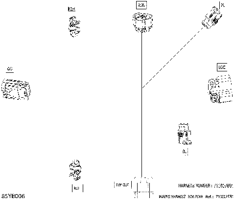08- Electric - Rear Box Wiring Harness - 710007691