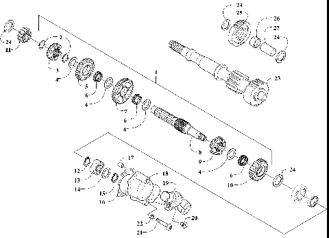 SECONDARY TRANSMISSION ASSEMBLY [303133]