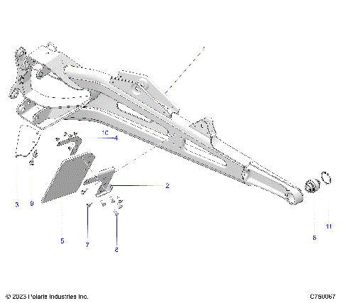 SUSPENSION, TRAILING ARMS - Z25S4D92AA/AL/BA/BF/AF/BL (C750067)
