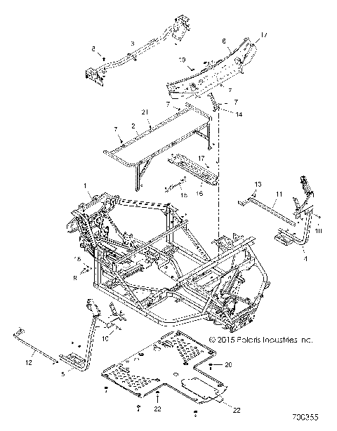 CHASSIS, MAIN FRAME - R16RTAD1A1/E1 (700355)