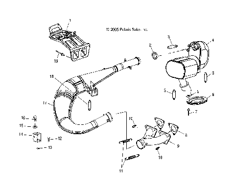 EXHAUST SYSTEM - S07NT5BS/BSA/BE/BEA (4997239723C07)