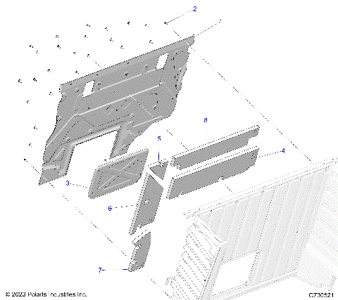 BODY, BOX FOAM AND SHIELDS - G24GVK99A/99B (C730521)