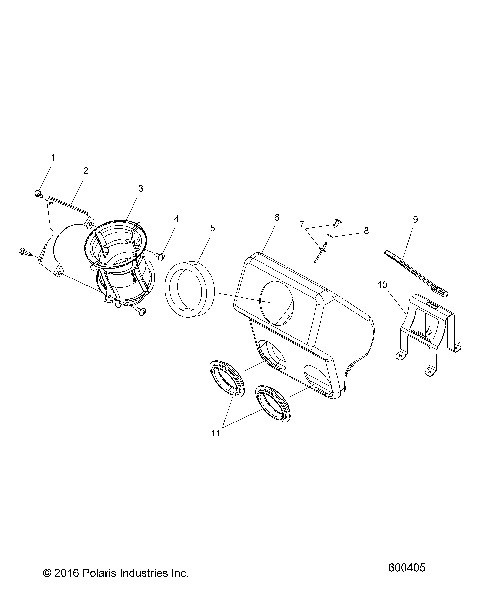 ENGINE, AIR INTAKE SYSTEM - S17MBX6JSA/JEA (600405)
