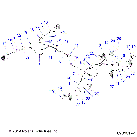 BRAKES, BRAKE LINES AND MASTER CYLINDER - Z21ASE99F5/S99C5/E5 (C701017-1)