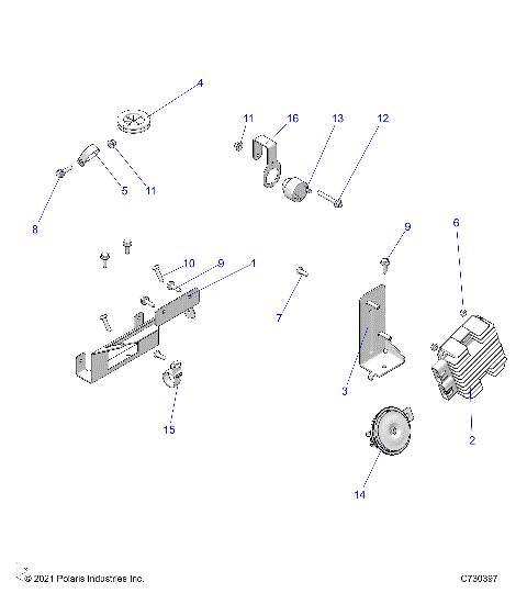 ELECTRICAL, WIRE HARNESS COMPONENTS - D22M4A57B4/G57B4 (C730397)