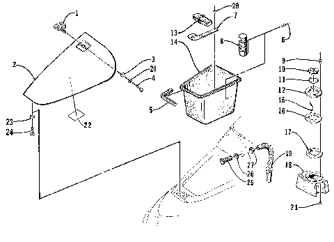 HATCH COVER AND STORAGE TRAY [73400]