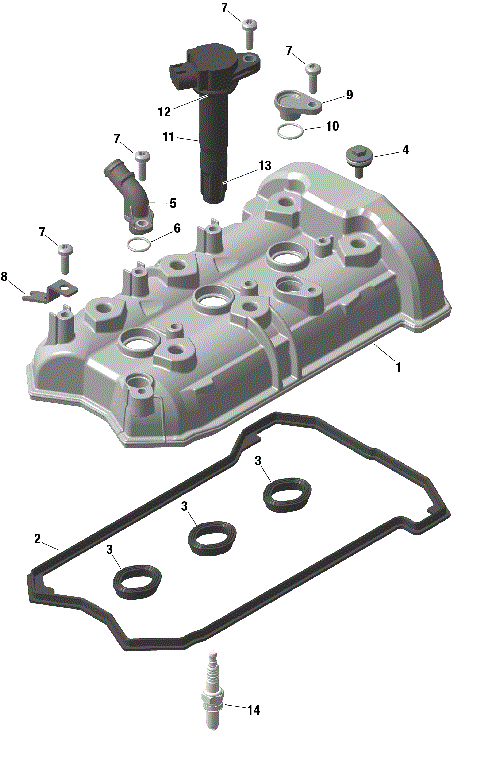 01- ROTAX - Valve Cover