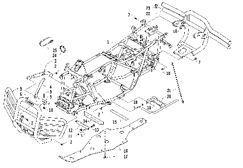 FRAME AND RELATED PARTS [85552]