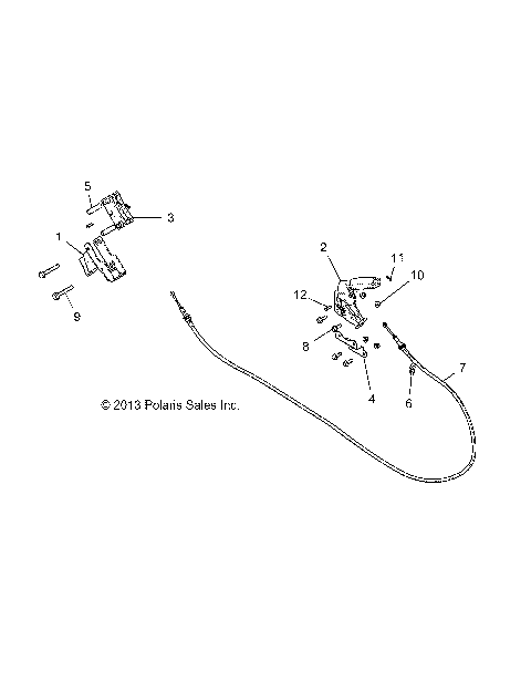 BRAKES, PARKING BRAKE - Z16VDE99FM (49RGRBRAKEPARK14RZR1KI)