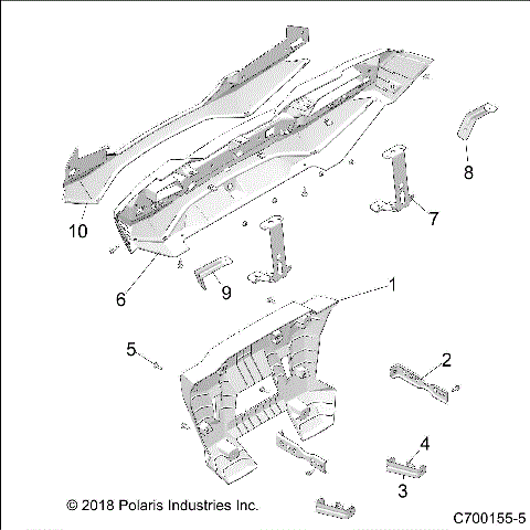 BODY, REAR BUMPER - Z21NAR99AN/BN (C700155-5)
