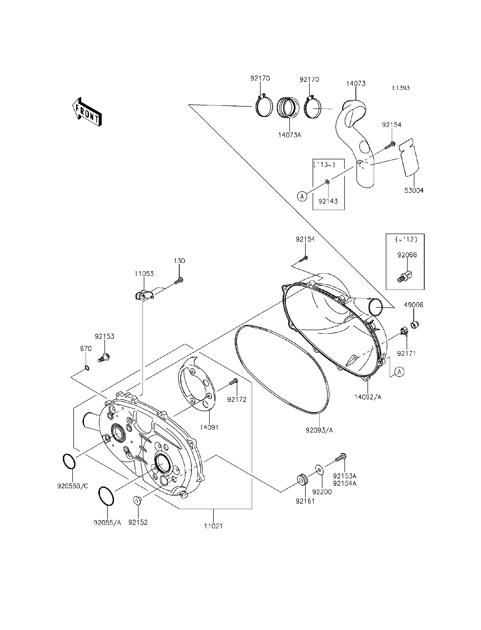 2012 Kawasaki Utility Vehicles Parts-Finder Diagrams