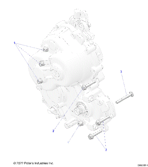 DRIVE TRAIN, GEARCASE MOUNTING - S24TKP9FS (C602135)