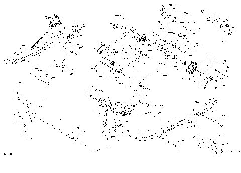 08- Rear Suspension MXZ - 600HO E-TEC - Package XRS Iron Dog - Superior