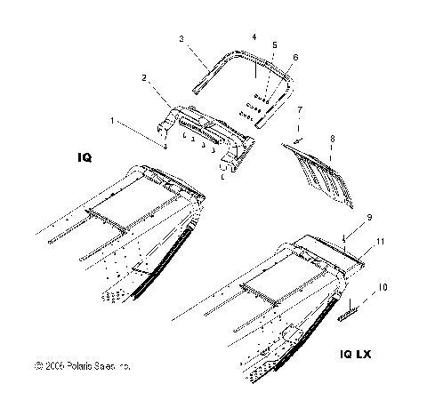 CHASSIS, REAR - S07PP7FS/PP7FSA/PP7FE/PD7FS/PD7FE (49SNOWCHASSISRRFSTIQ)