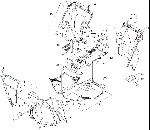 CONSOLE AND FLOOR PANEL ASSEMBLY [301050]