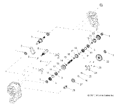 DRIVE TRAIN, MAIN GEARCASE INTERNAL - R09HH50AG/AR (49RGRTRANSINTL1332702)
