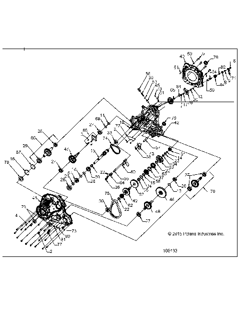 DRIVE TRAIN, MAIN GEARCASE - A17SXM95AM [100133]