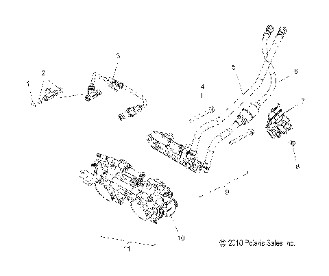 FUEL SYSTEM, RAIL, LINES and THROTTLE BODY - S11CW8GSA/GSB/GST/GEA (49SNOWFUELLINE11PRMK)