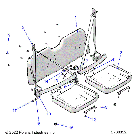 BODY, SEAT AND BELTS - R25MAE57F1/G1/G9 (C730352)