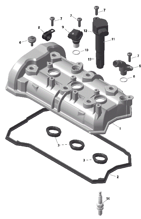 01- ROTAX - Valve Cover