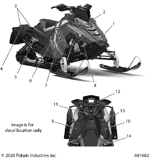 BODY, DECAL, BLACK SIDE PANEL W/RED ACCENT - S21EKP6PS (601682)