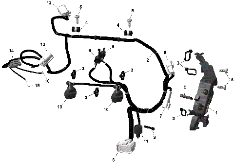 01- ROTAX - Engine Harness And Electronic Module