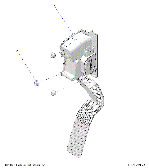 ENGINE, THROTTLE PEDAL