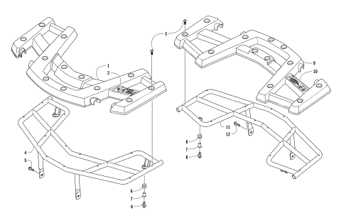FRONT AND REAR RACK ASSEMBLY