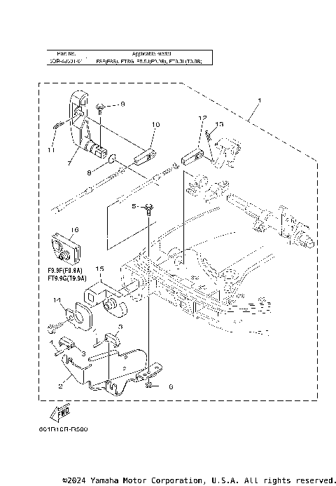 REMOTE CONTROL ATTACH F9.9 T9.9