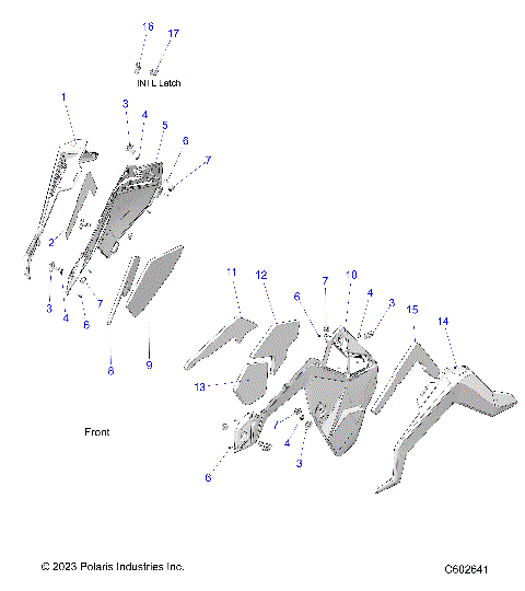 BODY, SIDE PANELS AND TRIM - S24TDE9FS/9FE (C602079)