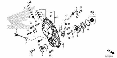 RIGHT CRANKCASE COVER