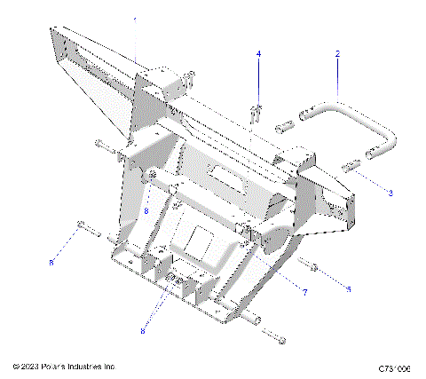 BODY, FRONT BUMPER - R25XAL1RBD/BM  (C731006)