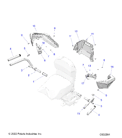 BODY, PASSENGER HANDHOLD ASM. - S23TDH6RS (C602264C)